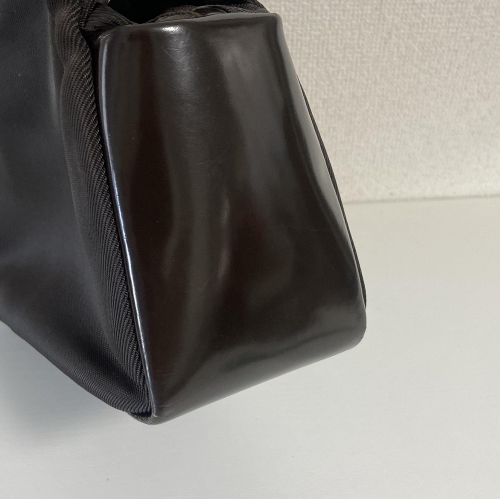 Gucci Nylon Bamboo Handle Bag - Picture 2 of 16